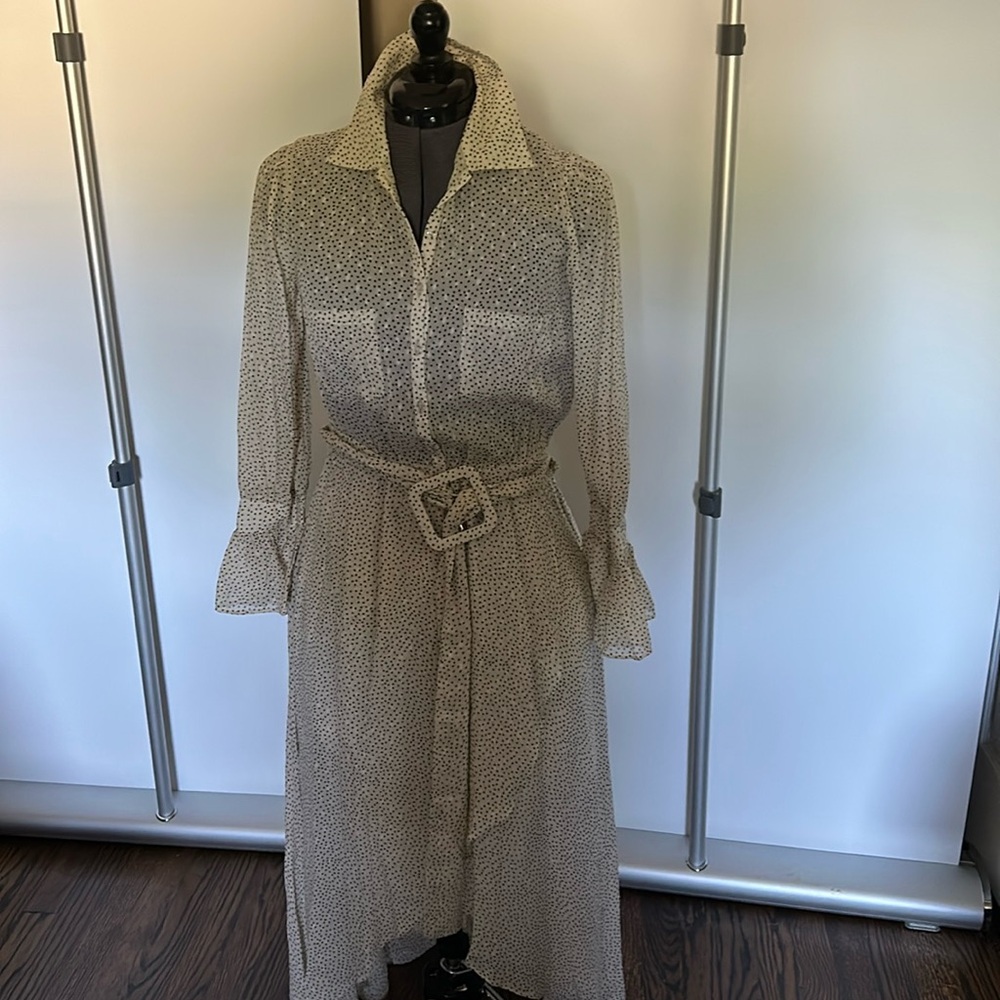 Women’s designer long sleeve summer dress by TI MO Size XS